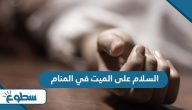 تفسير رؤية السلام على الميت في المنام تفسير رؤية السلام على الميت في المنام