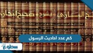 كم عدد احاديث الرسول