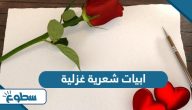 ابيات شعرية غزلية  ابيات شعرية غزلية