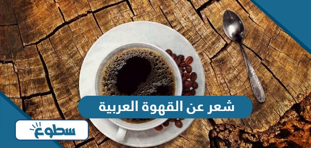 شعر بدوي عن القهوة العربية والفنجال