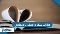 عبارات شكر وامتنان بالانجليزي مع الترجمة عبارات شكر وامتنان بالانجليزي مع الترجمة