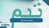 معنى اسم تيم
