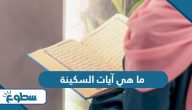 ما هي آيات السكينة ما هي آيات السكينة