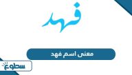 معنى اسم فهد