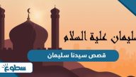 قصص سيدنا سليمان قصص سيدنا سليمان