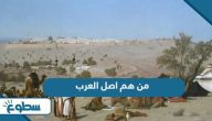 من هم اصل العرب
