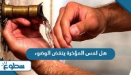 هل لمس المؤخرة ينقض الوضوء هل لمس المؤخرة ينقض الوضوء