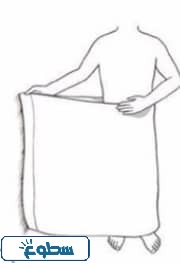 طريقة لبس الإحرام بالصور