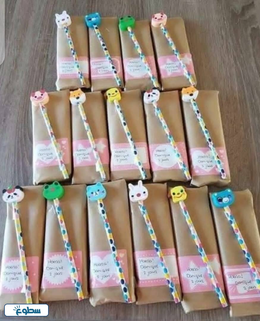 أفكار توزيعات مدرسية