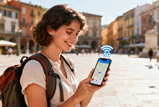 كيفية البقاء متصلًا بالإنترنت أثناء السفر باستخدام شريحة eSIM